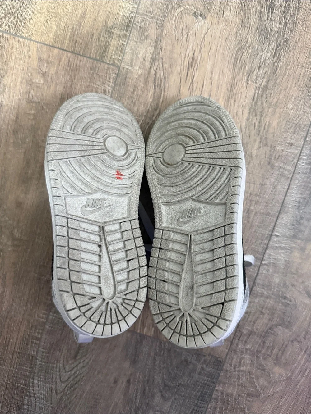 Jordan Kids Mid-Top Sneakers in White, Gray and Black